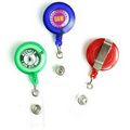 Round Retractable badge Holder